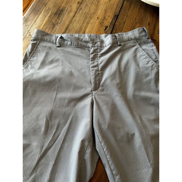Nike Golf Dri Fit Pants Men’s Size 35 X 32 Striped Athletic Stretch Preppy Club - Picture 2 of 15